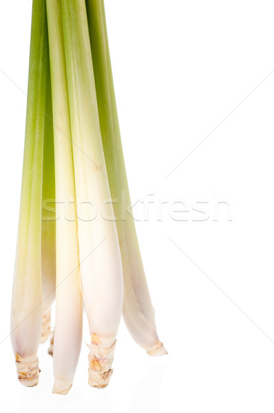 Citroen gras vers witte gezondheid Stockfoto © calvste