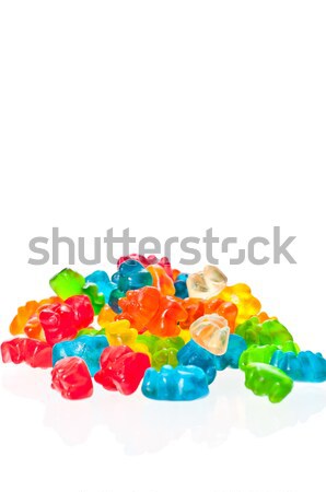 Niedźwiedzie kolorowy sześć line w górę Zdjęcia stock © calvste