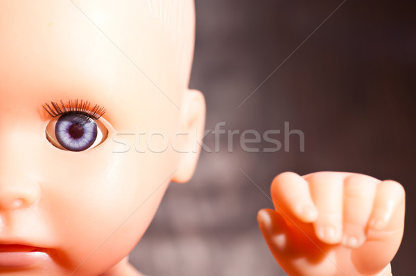 Old baby doll close up Stock photo © calvste