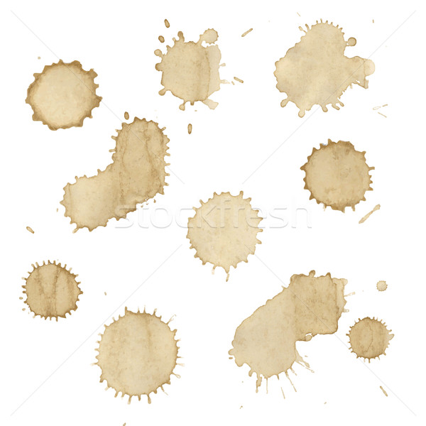 Coffee Stains Set Stock photo © cammep