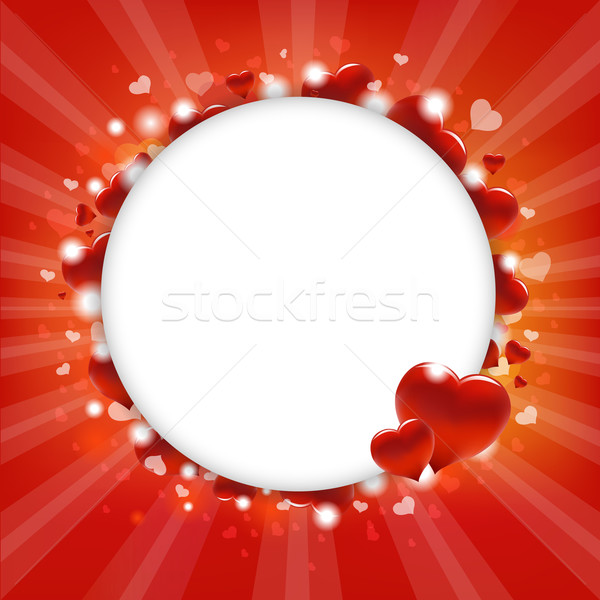 Imagine de stoc: Cerc · inimă · inimă · cadru · roşu · retro