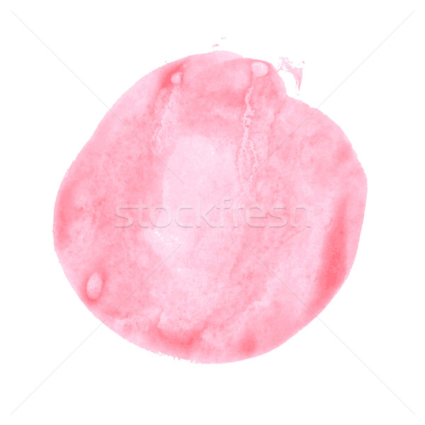 Pink Watercolor Blob Stock photo © cammep