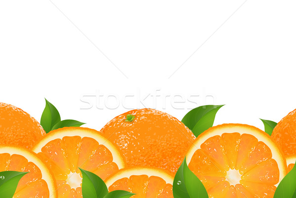 Zdjęcia stock: Plastry · pomarańczowy · granicy · odizolowany · biały · projektu