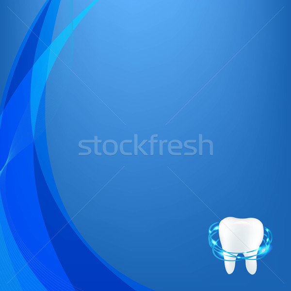 Tooth Blue Dinamic Background Stock photo © cammep
