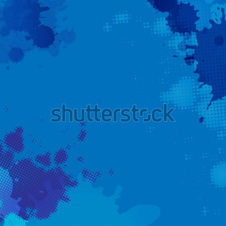 Blue Blob Background Stock photo © cammep