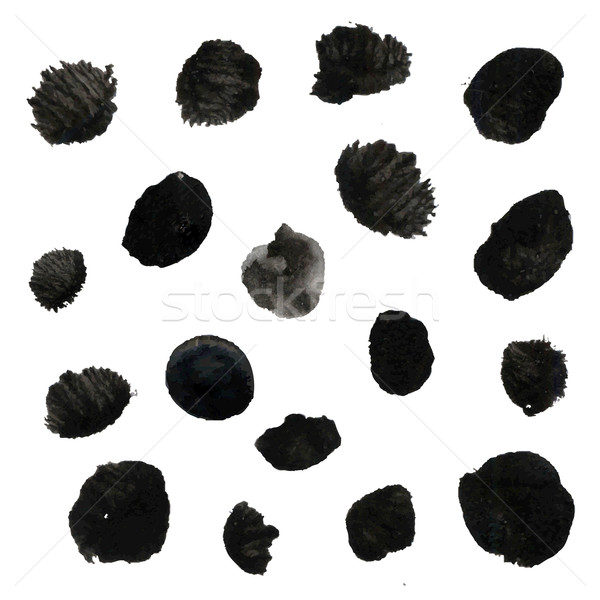 Big Black Blob Collection Stock photo © cammep