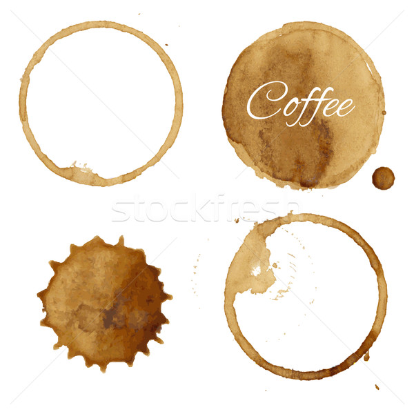 Coffee Stains Collection Stock photo © cammep