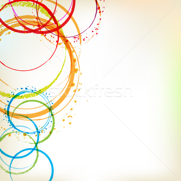 Hand gezeichnet isoliert Farbe Technologie Hintergrund Tapete Stock foto © cammep