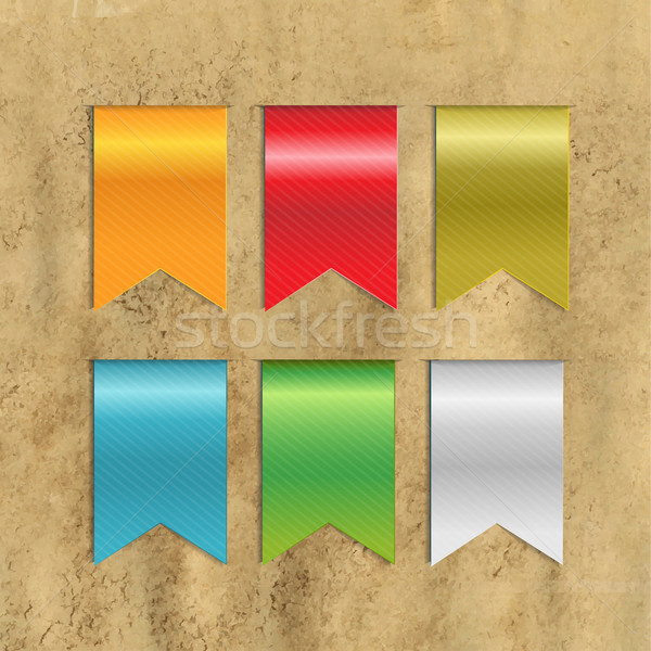 Set Of Colorful Ribbons Stock photo © cammep