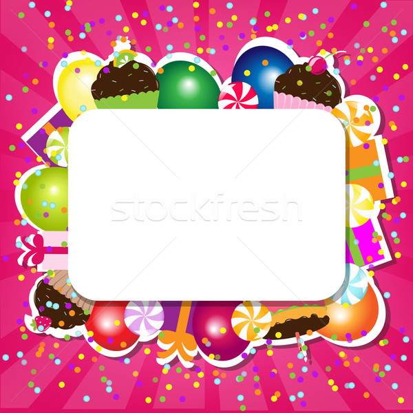 Birthday Color Card Stock photo © cammep