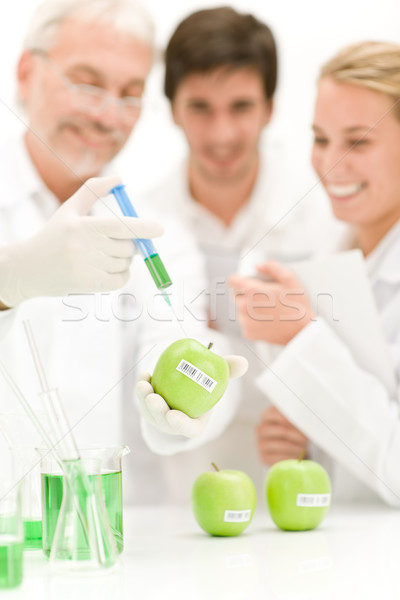 Foto stock: Genético · engenharia · cientistas · laboratório · teste