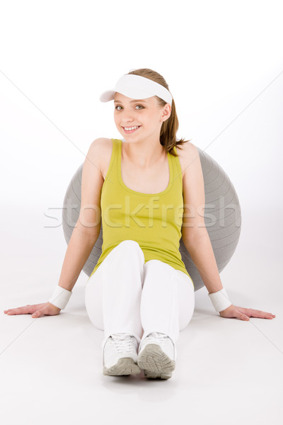 Fitness teenager woman in sportive outfit Stock photo © CandyboxPhoto