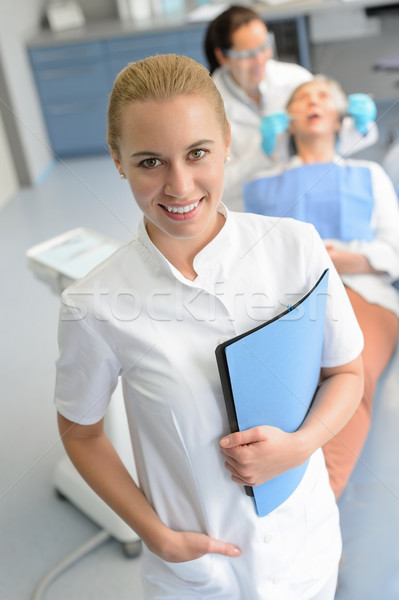 Dental assistant dentist checkup patient  Stock photo © CandyboxPhoto