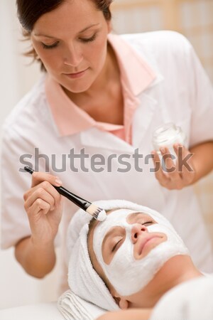 マスク 女性 ビューティーサロン 高級 スパ ストックフォト © CandyboxPhoto