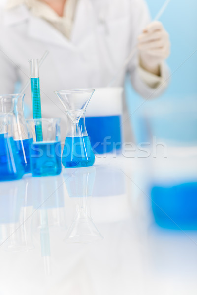 Chimie grippe virus vaccination recherche laboratoire [[stock_photo]] © CandyboxPhoto