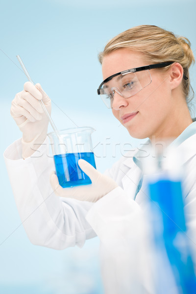 Flu virus experiment -  scientist in laboratory  Stock photo © CandyboxPhoto