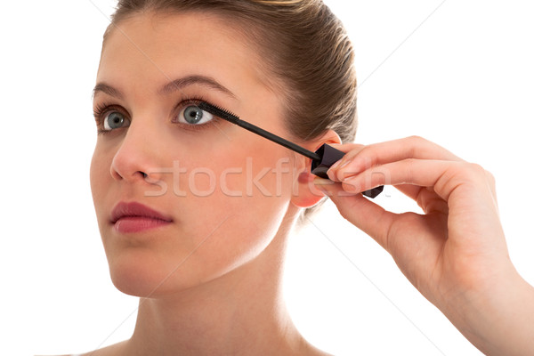 Lichaam zorg vrouw mascara witte Stockfoto © CandyboxPhoto