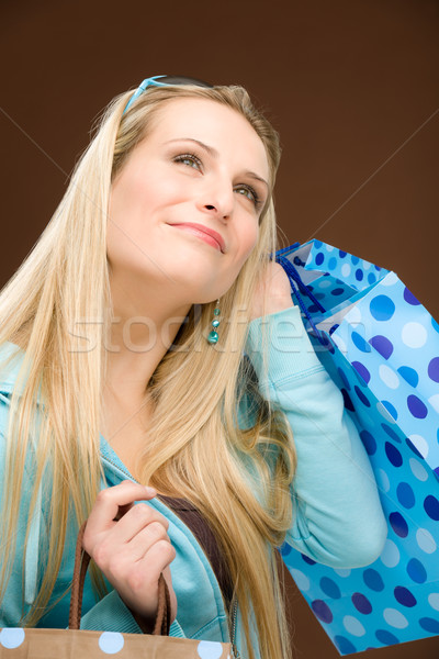 Shopping woman fashion happy bag Stock photo © CandyboxPhoto