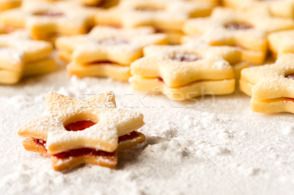 Рождества Cookie звезды свежие пряничный Сток-фото © CandyboxPhoto
