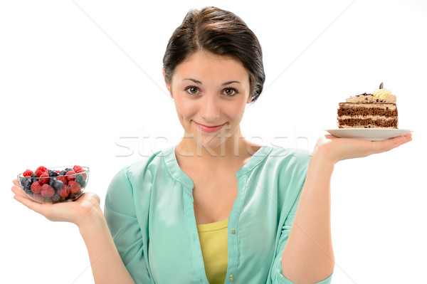 Concept of healthy nutrition with woman  Stock photo © CandyboxPhoto