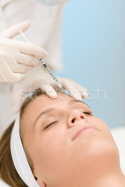 Botox injection - Woman in cosmetic medicine treatment  Stock photo © CandyboxPhoto
