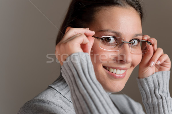 Estilista óculos bem sucedido arquiteto mulher retrato Foto stock © CandyboxPhoto