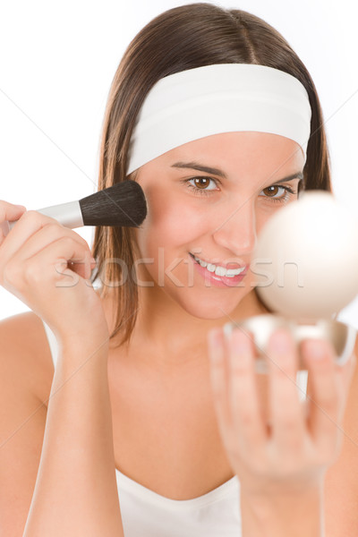 Trucco cura della pelle donna polvere Foto d'archivio © CandyboxPhoto