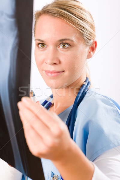 Medycznych osoby pielęgniarki młodych lekarza kobiet Zdjęcia stock © CandyboxPhoto