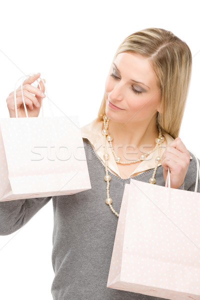 Shopping woman fashion happy bag Stock photo © CandyboxPhoto