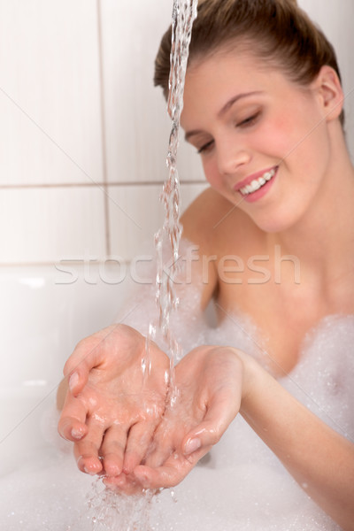 Body care series - Enjoying bath Stock photo © CandyboxPhoto