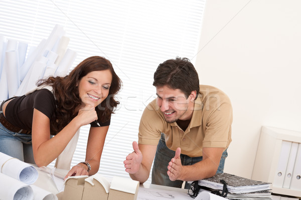 Man and woman at architect office working  Stock photo © CandyboxPhoto