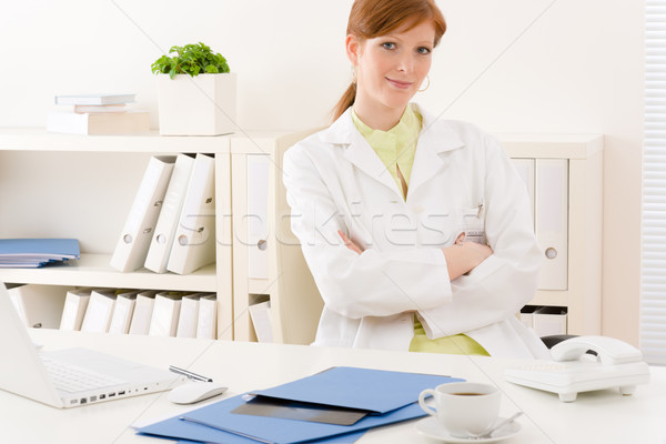 Doctor office - portrait female physician Stock photo © CandyboxPhoto