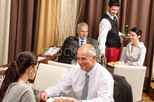 商業照片: 業務 · 午餐 · 餐廳 · 人 · 吃 · 餐