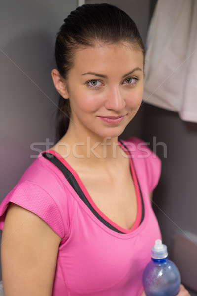 Sport woman in locker room Stock photo © CandyboxPhoto