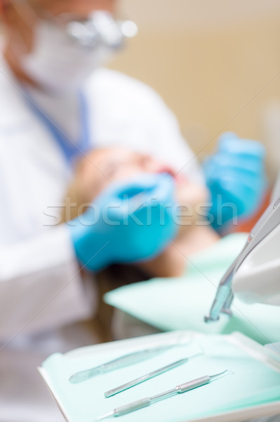 Attrezzature dentali clinica primo piano chirurgia ufficio Foto d'archivio © CandyboxPhoto