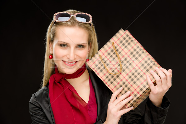 Shopping woman fashion happy bag Stock photo © CandyboxPhoto