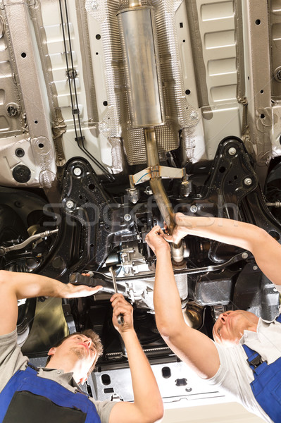 Kaukázusi dolgozik autómobil szolgáltatás férfi autó Stock fotó © CandyboxPhoto