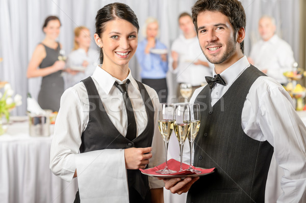 Profesional catering serviciu afaceri eveniment Imagine de stoc © CandyboxPhoto