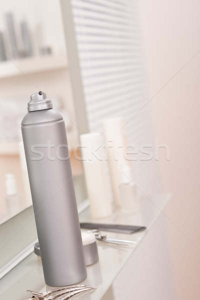 Professional hairdresser studio with hairspray and hair clip Stock photo © CandyboxPhoto