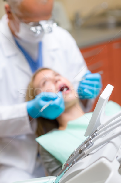 Echipamente dentare clinică chirurgie birou Imagine de stoc © CandyboxPhoto