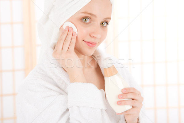 Acné adolescent femme propre peau [[stock_photo]] © CandyboxPhoto