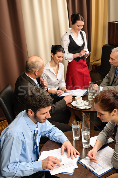 Business meeting people dealing at restaurant  Stock photo © CandyboxPhoto