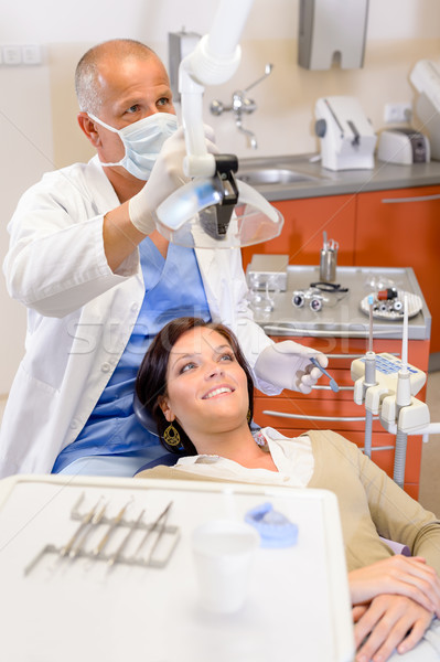 Woman patient at dentist surgery  Stock photo © CandyboxPhoto