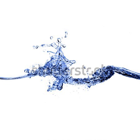 Stock photo: Flowing Blue Water