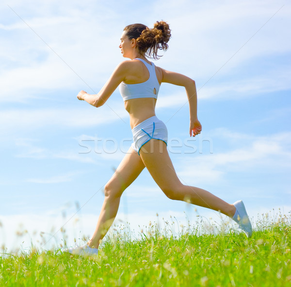 Mature Woman Athlete Stock photo © cardmaverick2