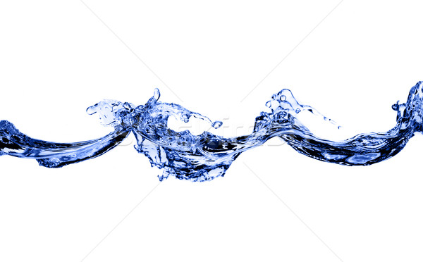Stock photo: Flowing Blue Water