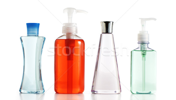 Sapone lozione shampoo bianco bagno prodotto Foto d'archivio © cardmaverick2