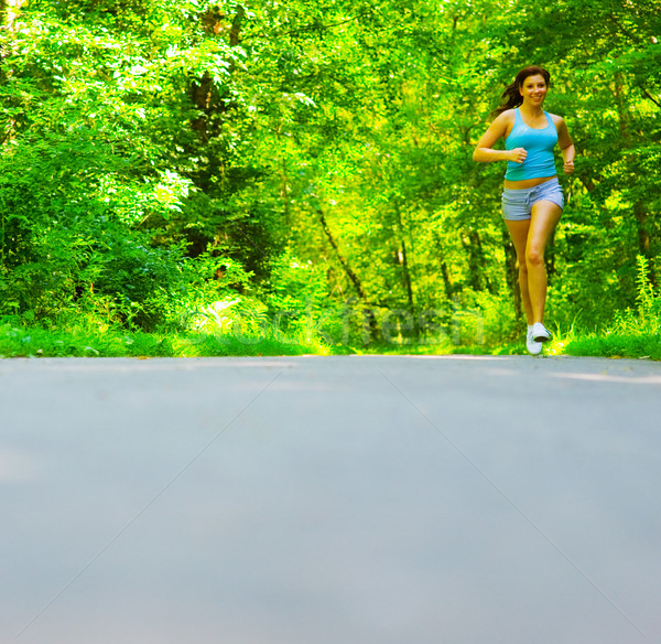 Young Woman Outdoor Workout Stock photo © cardmaverick2