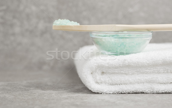 Fürdő kirakat szürke kő ház pihen Stock fotó © cardmaverick2