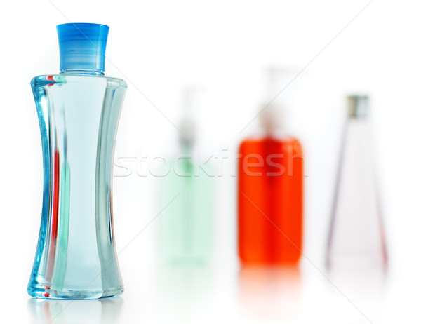 Soap / lotion / shampoo against white Stock photo © cardmaverick2